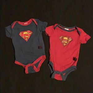 3-6 month SUPERMAN onesies
